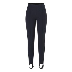 BOGNER ELAINE Navy Blue Stirrup Pants Skinny‎ Fit Side Zip XS NWT